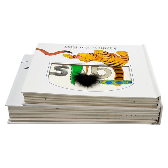 Matthew Van Fleet Lot 2 Alphabet and Tails Book Childrens Books HC Lift Touch - Picture 12 of 12